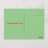 Niedliche Tiere in Liebe Postkarte (Rückseite)