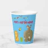 Niedliche Tiere Individuell gestaltbare Kindertass Pappbecher (Vorderseite)