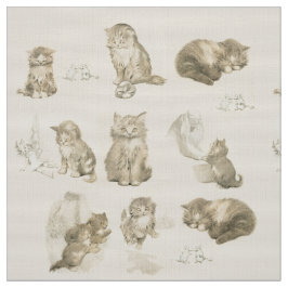 NIEDLICHE TIERE/KATZ- UND MAUSGESCHÄFTE IN PINK STOFF