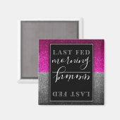 Niedliche Tiere Katzen Hunde Glitzer Haustiere Eri Magnet (Vorderseite/Rückseite)