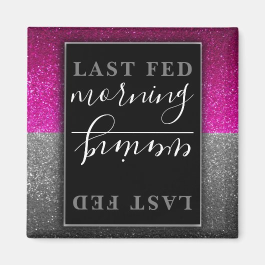 Niedliche Tiere Katzen Hunde Glitzer Haustiere Eri Magnet (Vorne)