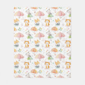 Niedliche Tiere Kindergeschenk Fleecedecke (Vorderseite)