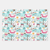 Niedliche Tiere Kindergeschenk Geschenkpapier Set (Vorderseite 2)