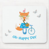 Niedliche Tiere Kindermäusenkabel Mousepad (Vorne)