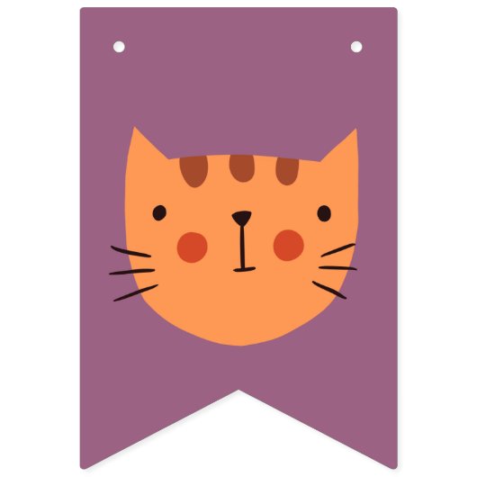 Niedliche Tiere Kinderzimmer Kinderzimmer Wimpelkette (Erste Fahne)