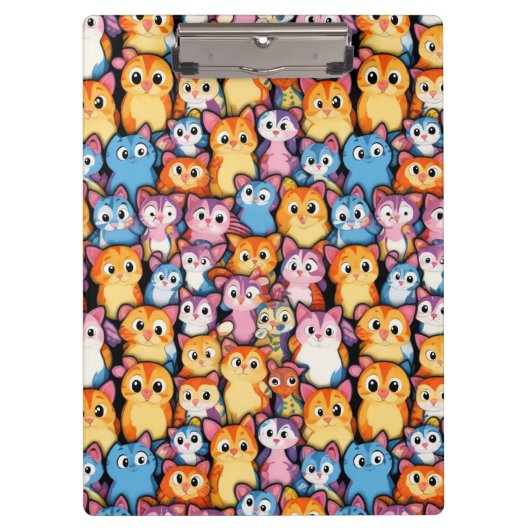 Niedliche Tiere | Klemmbrett (Vorderseite)