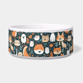 Niedliche Tiere machen Spaß beim Design, grüne Dek Napf