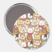 Niedliche Tiere Magnet (Vorderseite/Rückseite)