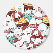 Niedliche Tiere Magnet (Vorne)