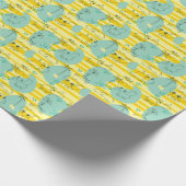 Niedliche Tiere mit Wasser 2 Geschenkpapier (Ecke)