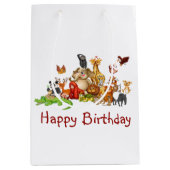 Niedliche Tiere Mittlere Geschenktüte (Vorderseite)