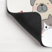 niedliche Tiere Mousepad (Ecke)