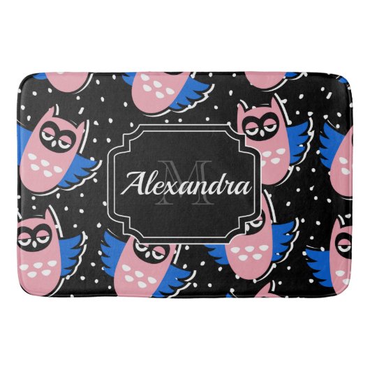 Niedliche Tiere Muster Badematte (Vorderseite)