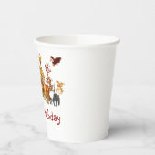 Niedliche Tiere Pappbecher (Links)