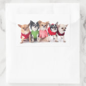 Niedliche Tiere Rechteckiger Aufkleber (Tasche)