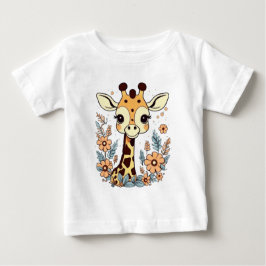 Niedliche Tiere spielen Musik Baby T-shirt