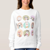 Niedliche Tiere Sweatshirt (Vorderseite)