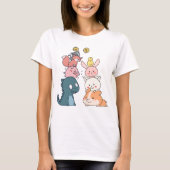 Niedliche Tiere T-Shirt (Vorderseite)