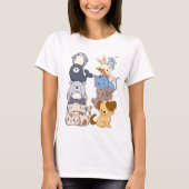 Niedliche Tiere T-Shirt (Vorderseite)