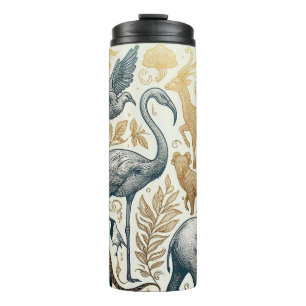 Niedliche Tiere Thermal Tumbler Forest Thermosbecher