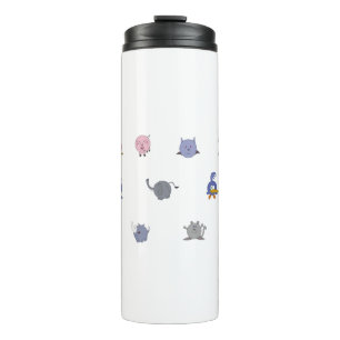 Niedliche Tiere Thermosbecher