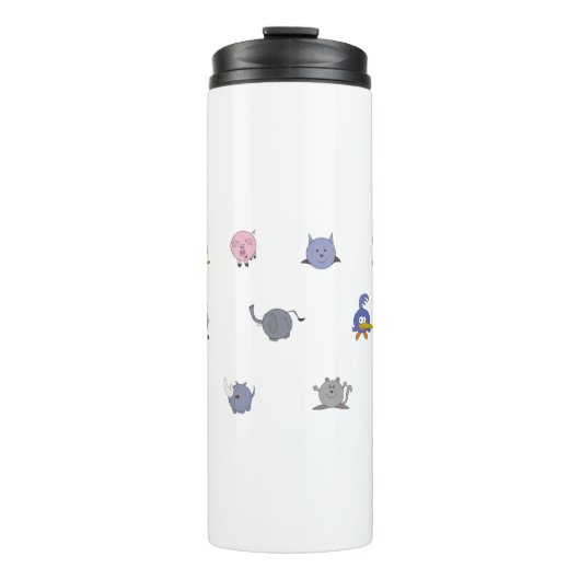 Niedliche Tiere Thermosbecher (Vorderseite)