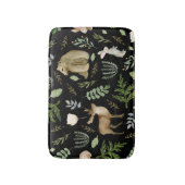 Niedliche Tiere: Wasserfarbige Handzeichnung. Badematte (Vorderseite Vertikal)