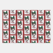 Niedliche Tiere Weihnachtsgeschenk Wrap Set Panda, Geschenkpapier Set (Vorderseite 2)