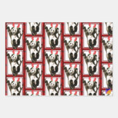 Niedliche Tiere Weihnachtsgeschenk Wrap Set Panda, Geschenkpapier Set (Vorderseite)