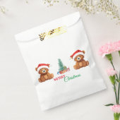 Niedliche Tiere Winterbär Weihnachtsbaum Geschenktütchen (Versiegelt)