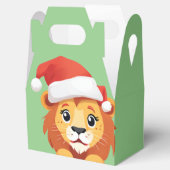 Niedliche Tiere Winterlion cub Weihnachten Geschenkschachtel (Geöffnet)