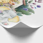 Niedliche Tiere Wrapping Paper Geschenkpapier (Ecke)