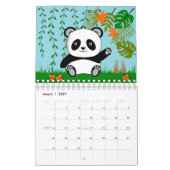 Niedliche Tiere Zwei Seiten Kalender (Mär 2027)