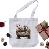 Niedliche Tierfarm auf Tragetasche
