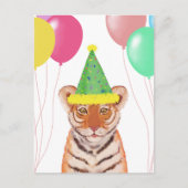 Niedliche Tiger Cub Illustration Postkarte (Vorderseite)