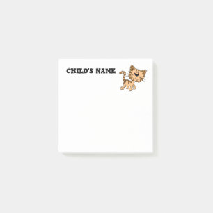 Niedliche Tiger-Cube Post-it Klebezettel