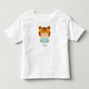 Niedliche Tiger-Illustration - benutzerdefinierbar Kleinkind T-shirt