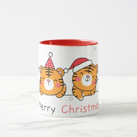 Niedliche Tiger Tasse (Zentrum)