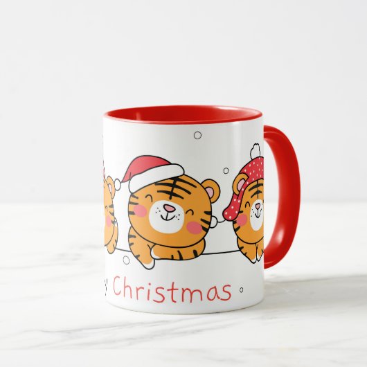 Niedliche Tiger Tasse (VorderseiteRechts)