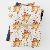 Niedliche Tiger-Wrapping-Papierblätter Geschenkpapier Set (Beispiel)