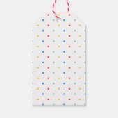 Niedliche Tigerkatze Geburtstag Geschenkanhänger (Rückseite)