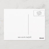 niedliche Tigerkatze Postkarte (Rückseite)