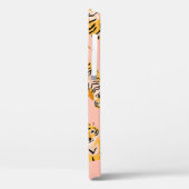 Niedliche Tigermuster Case-Mate iPhone Hülle (Rückseite / Links)