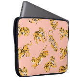 Niedliche Tigermuster Laptopschutzhülle (Vorne Rechts)