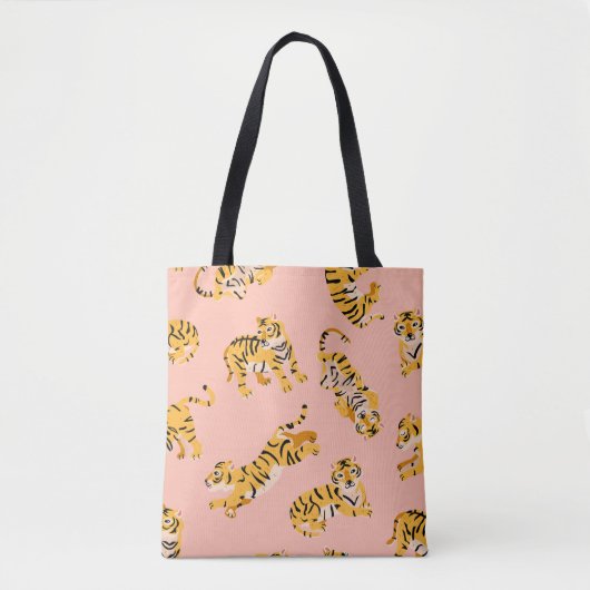 Niedliche Tigermuster Tasche (Vorderseite)