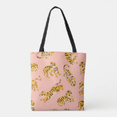 Niedliche Tigermuster Tasche (Rückseite)