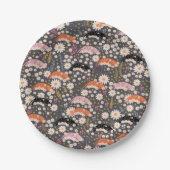 Niedliche Tigerpapier-Teller Pappteller (Vorderseite)