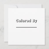 Niedliche Tintenfische und Fische | Farbseite des (Rückseite)