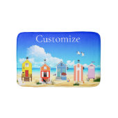 Niedliche Tiny Beach Shacks Thunder_Cove Badematte (Vorderseite)