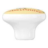 Niedliche Tiny Beach Shacks Thunder_Cove Keramikknauf (Seitenansicht)